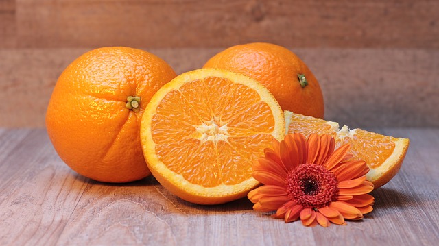 rozkrojený pomeranč